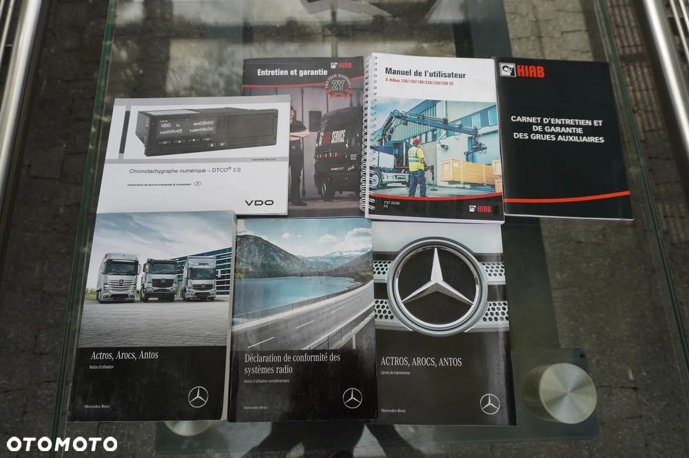 Mercedes-Benz Antos 2540 6x2-4 / HDS HIAB X-HIDUO 188 ES-4 / Rotator / pilot / Platforma 17 EPAL / 3. oś skrętna_256031 - 26