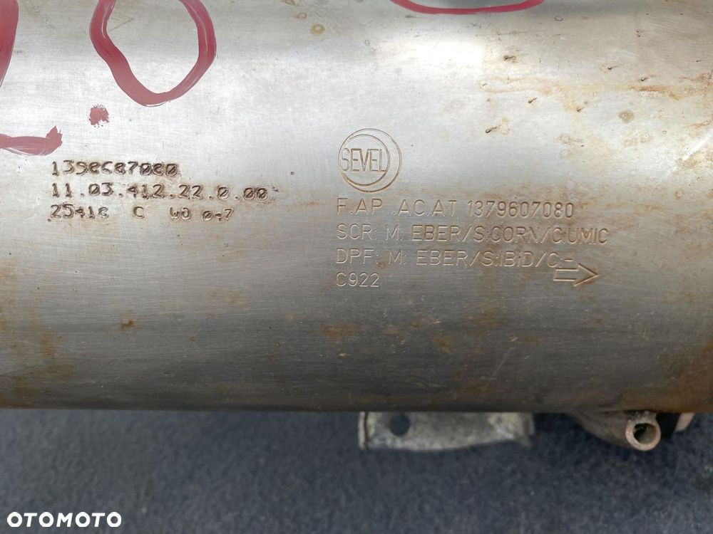 BOXER JUMPER 2.0 B-HDI 16- FILTR CZĄSTEK STAŁYCH DPF Z WYDECHEM DŁUGI - 7