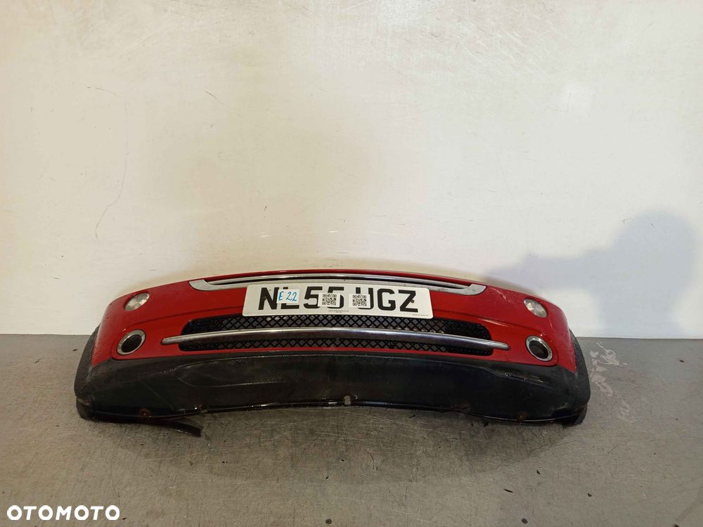 + ZDERZAK PRZÓD PRZEDNI DO MINI COOPER R50 CHILI RED CZERWONY - 1