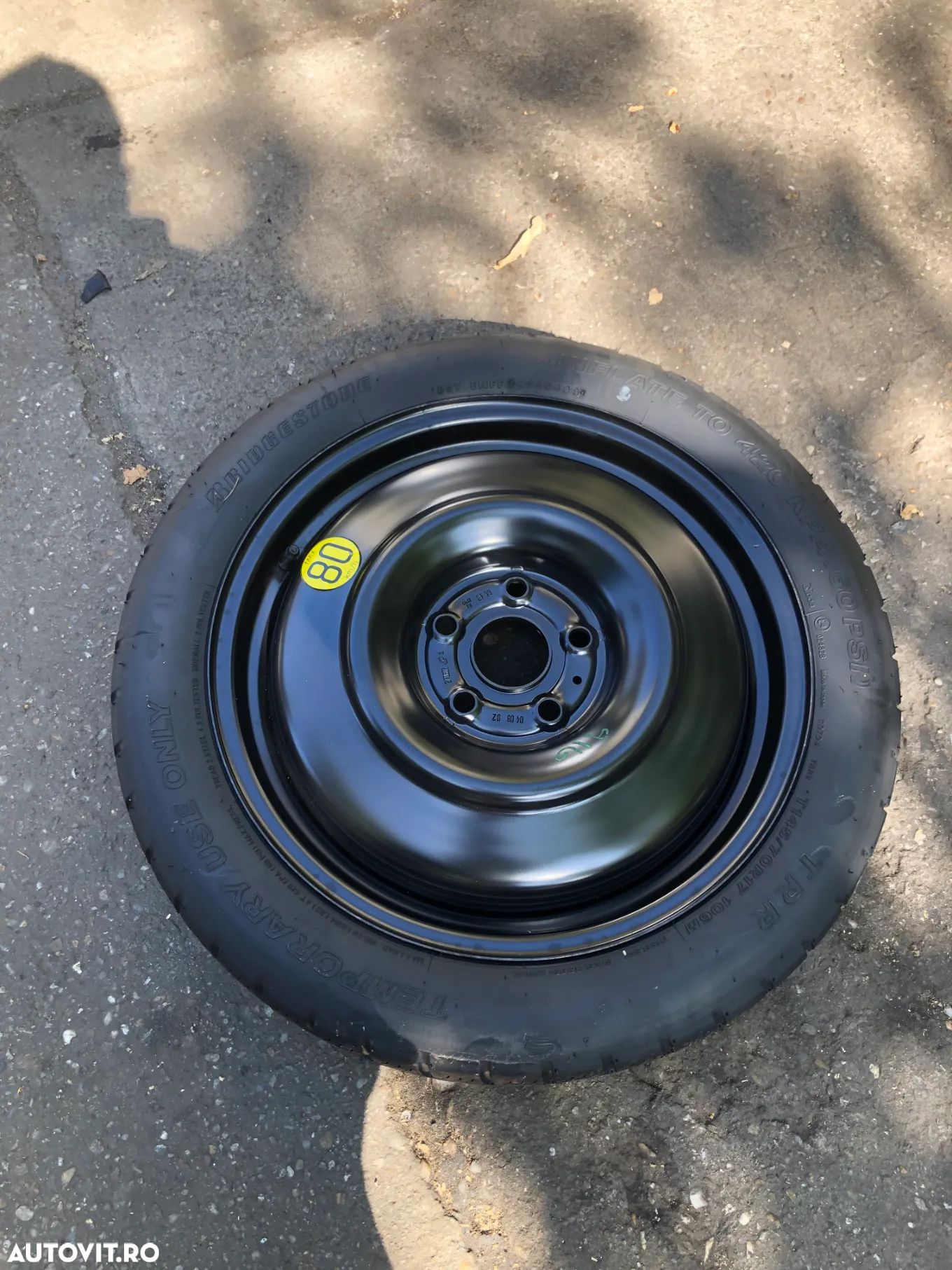 Roata de rezerva Slim noua  Toyota Avensis 145/70R17 106M 17 - 1