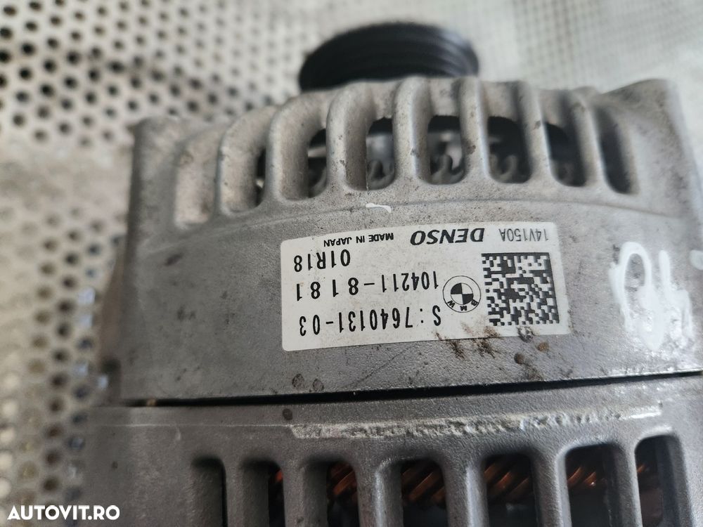 Alternator Nou Sub 1.000 Km Bmw Cod  2.0 D Motor B47 Euro 6 G20 G21 G30 G31 G11 G12 G13 G05 G06 F10 - 8