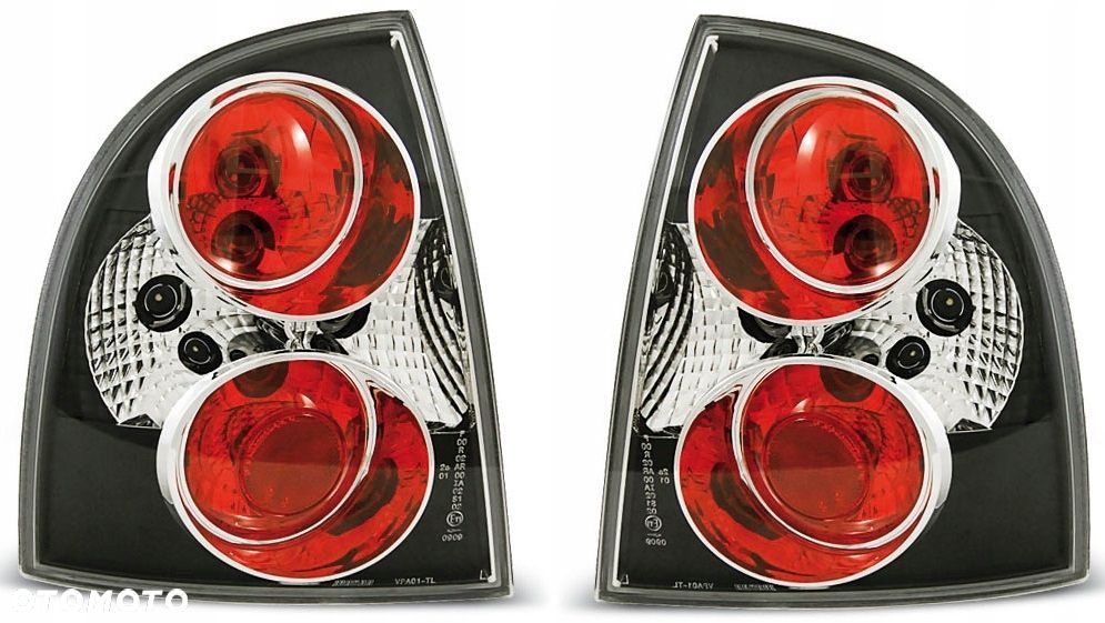 lampy tyl ne kpl tuning black czarne vw passat b5 3b gp lift 2000-2005 seda - 2