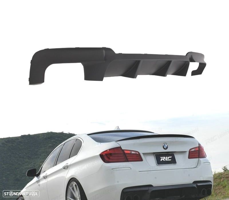 DIFUSOR TRASEIRO BMW F10 F11 10-17 LOOK M PERFORMANCE - 1