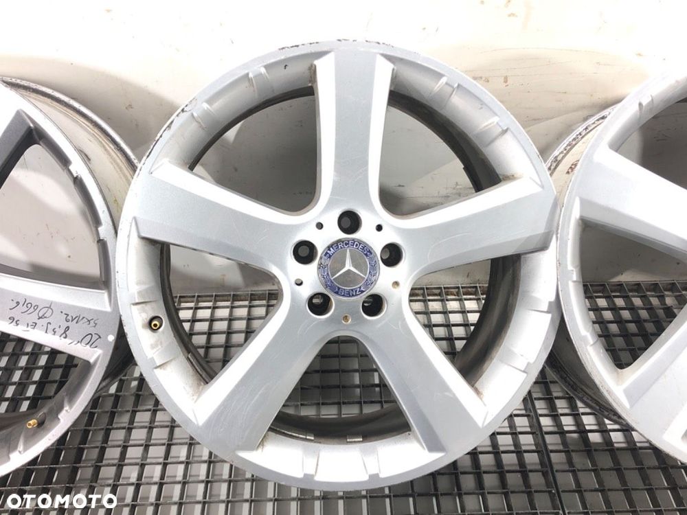 FELGI ALUMINIOWE KOMPLET 20 8.5J 5X112 ET56 ŚRODEK CENTR. 66.6  MERCEDES-BENZ KLASA M (W164) 2005 - - 4