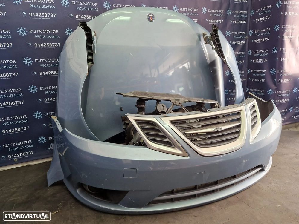 Frente completa usada SAAB 93 RESTYLE FACELIFT 1.9 TID capot parachoques oticas guarda lamas radiador 9-3 - 4
