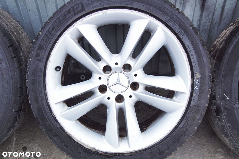 Felgi aluminiowe alufelgi komplet Mercedes CLK W209 7.5x17 ET36 A2094014102 - 6