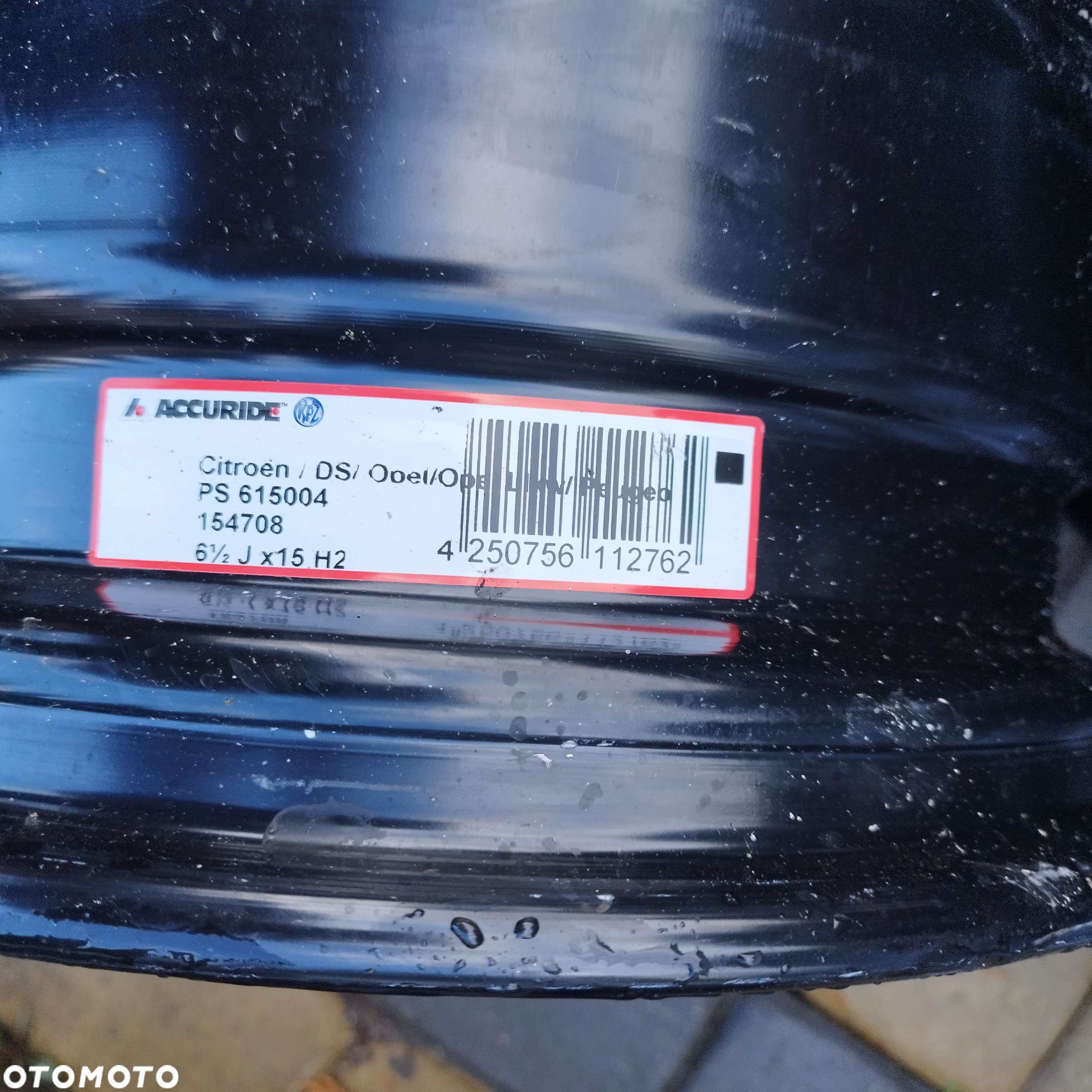 5x108 citroen peugeot 6.5j15 felga stalowa - 2