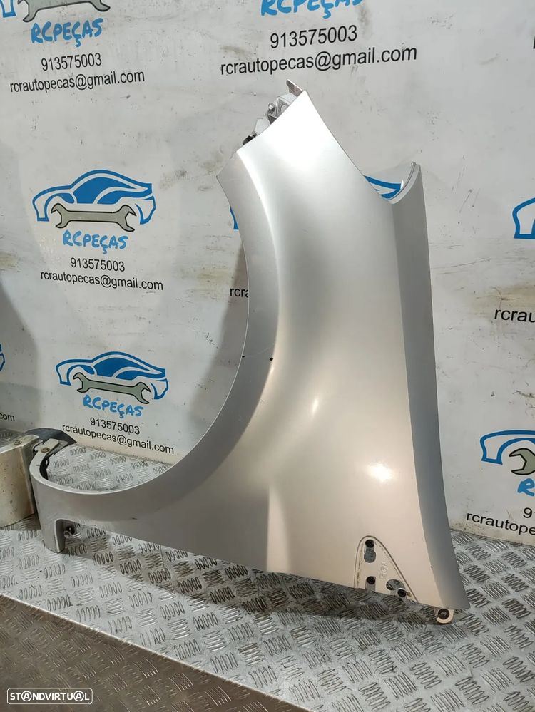 Frente Completa Renault Clio 3 Cinza - Mk3 Fase 2 - Parachoques | Farol | Simbolo | Guarda Lamas | Capo | Capot | Parachoque | Frontal | Guarda Lama | Farol | Radiador | Ventilador | Fibra - 23