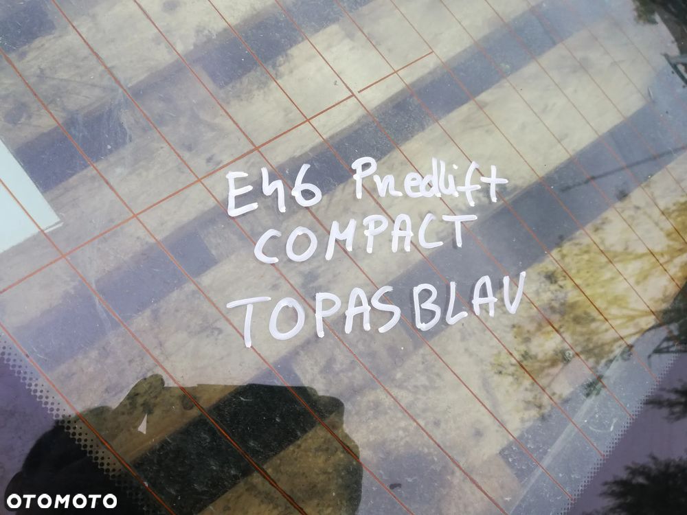 BMW E46 COMPACT KLAPA TYŁ TYLNA Topasblau - 6