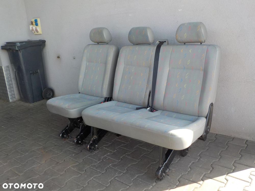 VW T5 T6 FOTEL FOTELE SIEDZENIA RZĄD ŚRODKOWY TYŁ INKA - 1