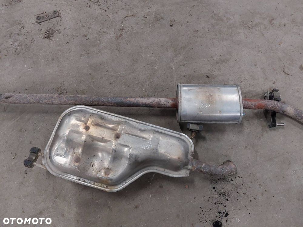 TŁUMIK WYDECH KOŃCOWY + ŚRODKOWY KIA PICANTO I 1.0 12V - 2