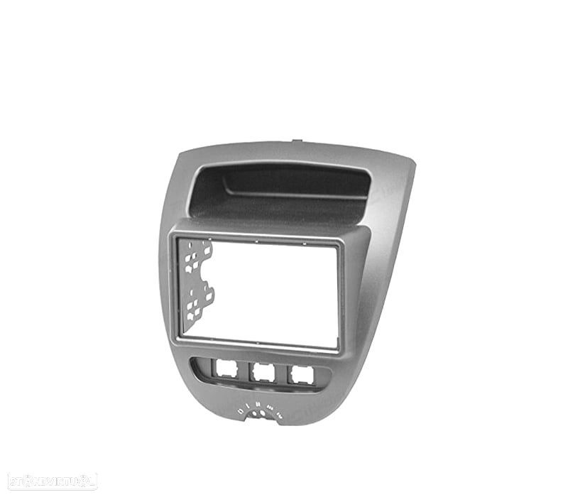 MOLDURA ADAPTADOR PRETO PARA RADIO 2-DIN PARA CITROEN C1 TOYOTA AYGO PEUGEOT 107 05-14 - 3