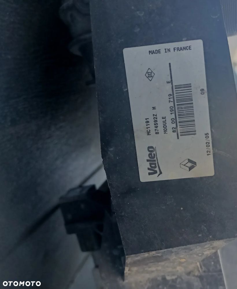 CHŁODNICA KLIMATYZACJI ,WODY,INTERCOOLER, WENTYLATOR -  MOVANO MASTER 2.5DCI - 3
