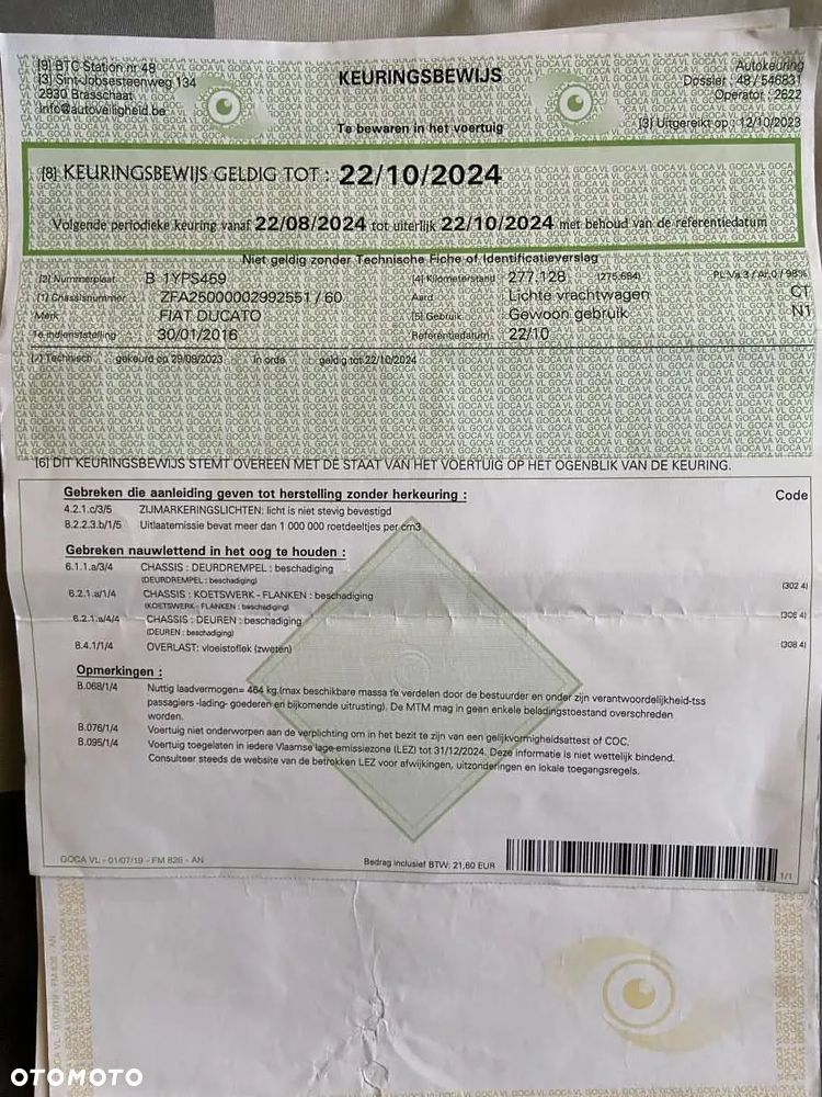 Fiat Ducato 2.3 JTD 130 KM 2016r L4H2 FV23 kredyt leasing Maxi tempomat - 25