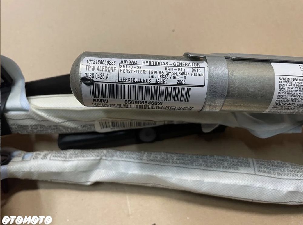 30380425A Kurtyna powietrzna airbag lewa lub prawa bmw 3 e90 e91 - 6