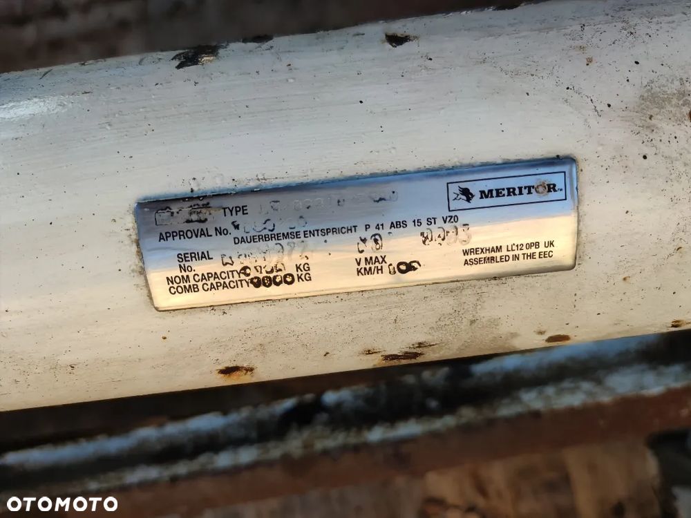 Osie Fruehauf, Meritor, ROR, kompletne, tarcza - 5