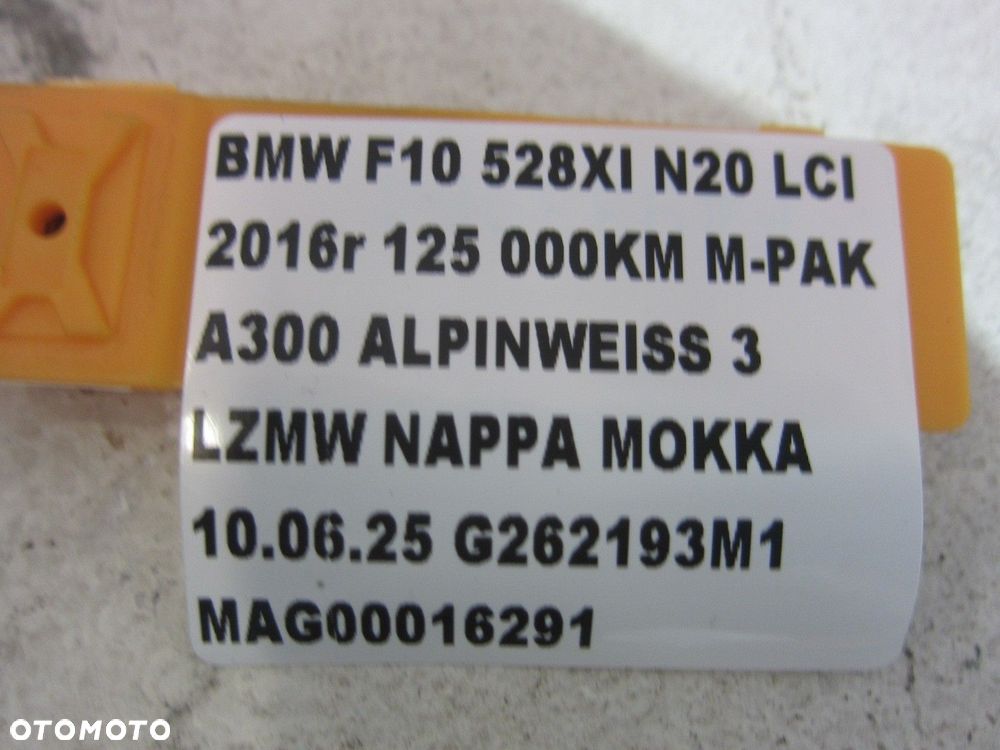 BMW F10 528i N20 245KM PÓŁOŚ TYLNA LEWA TYŁ LEWY 7630183 33207630183 - 8
