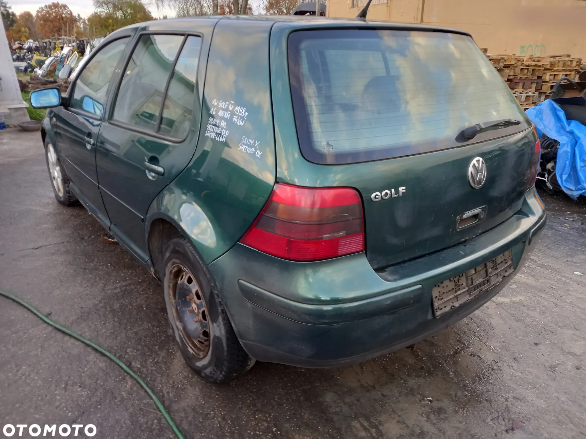 VW GOLF IV DRZWI LEWY TYŁ LEWE TYLNE LC6M - 15