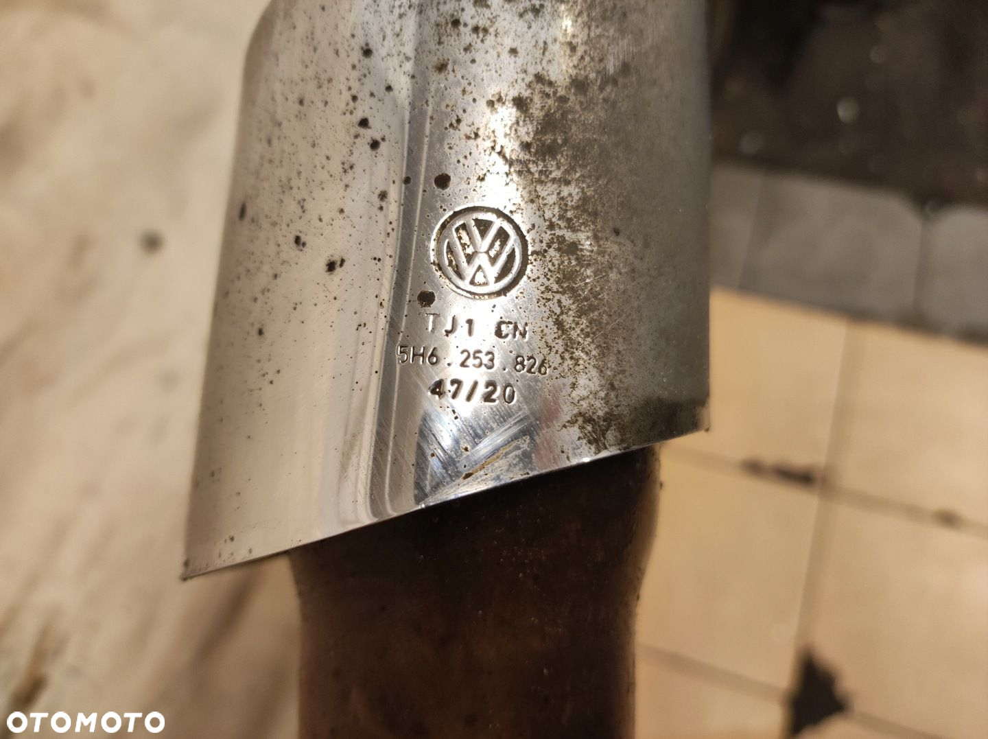 Układ wydechowy wydech tłumik końcowy Golf VIII 8 R 2.0 TSI - 16