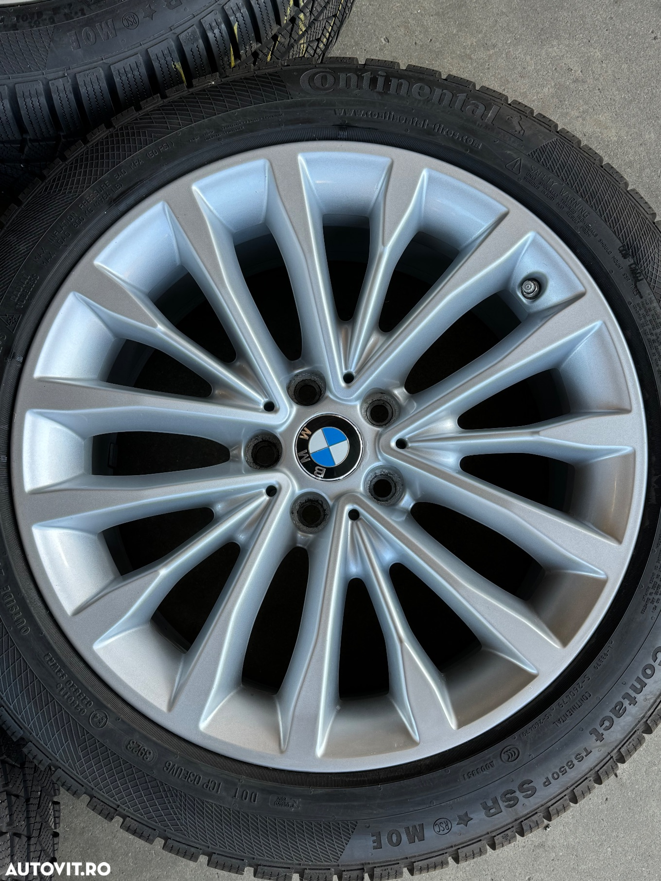 Vând jante originale BMW G30 520xdrive pe 18” cu anvelope de iarnă ca noi - 5