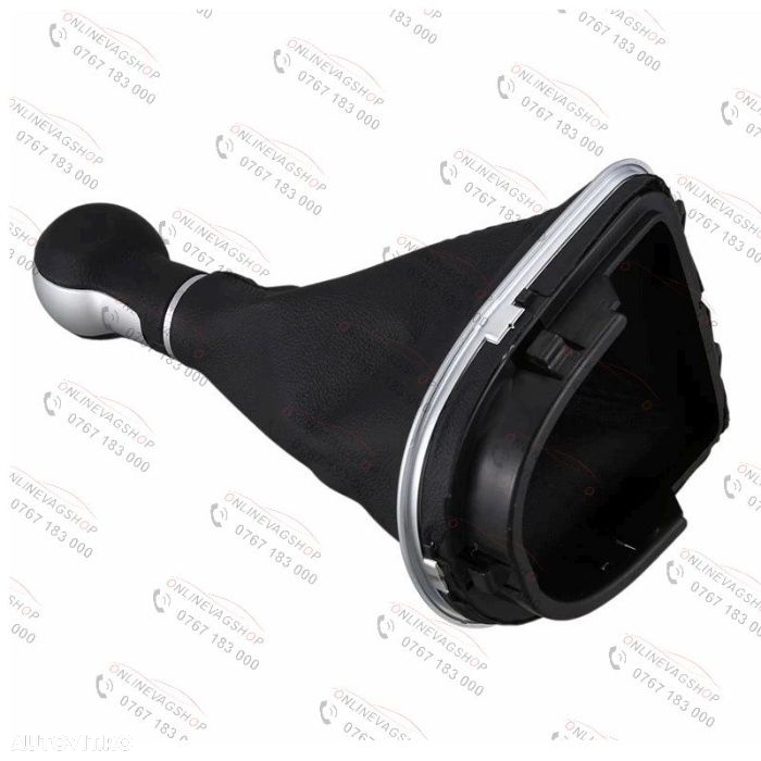 Nuca piele cu manson schimbator 5-6 viteze Seat Leon 1P, Altea, Toledo - 6