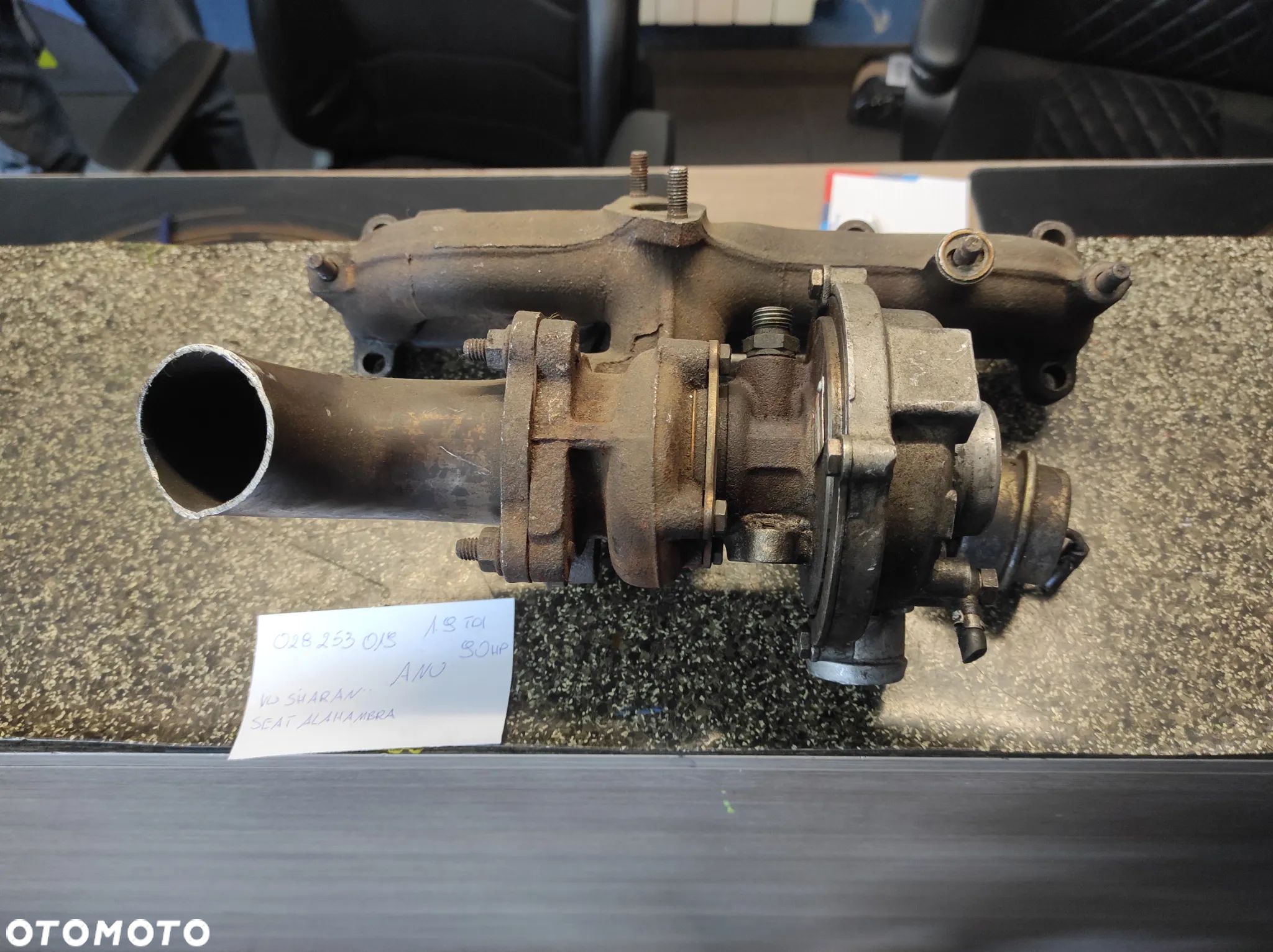 TURBO TURBINA TURBOSPRĘŻARKA 1.9 TDI 90KM ANU 028253019 VW SHARAN SEAT ALAHAMBRA WYSYŁKA !!! - 1