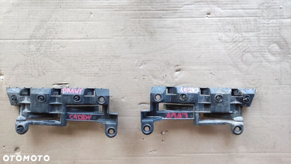 Ślizgi tylne zderzaka VW Caddy komplet 2K0807394 2K0807393 - 5
