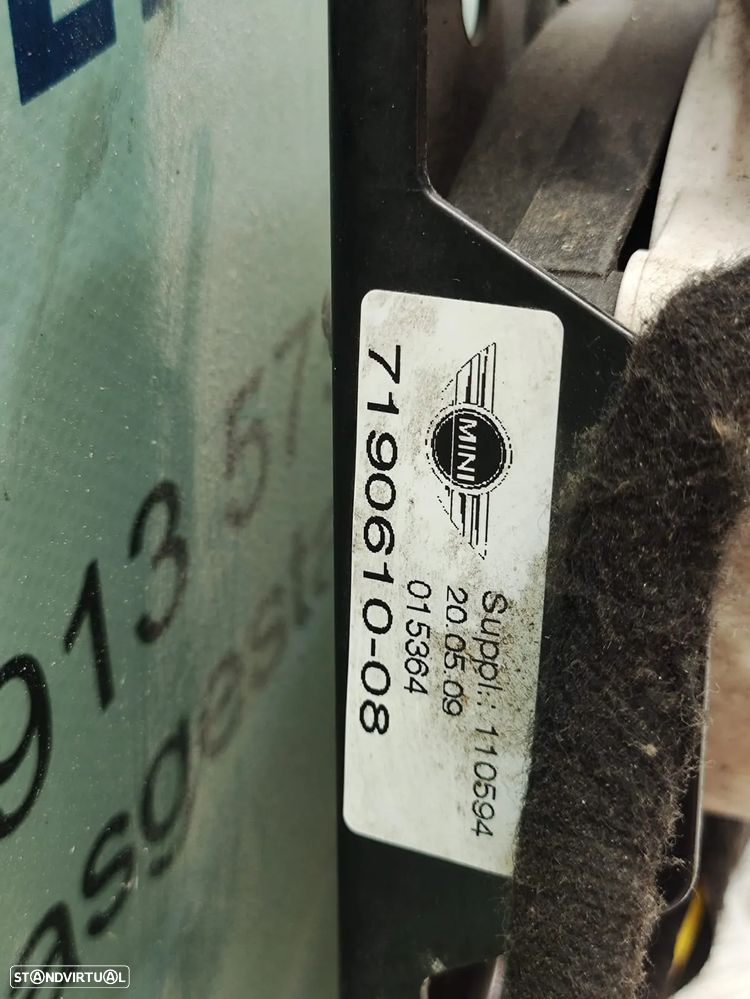 Vidro com armação Traseiro Direita Esquerda Original Mini Cooper One S D R57 Cabrio - 11