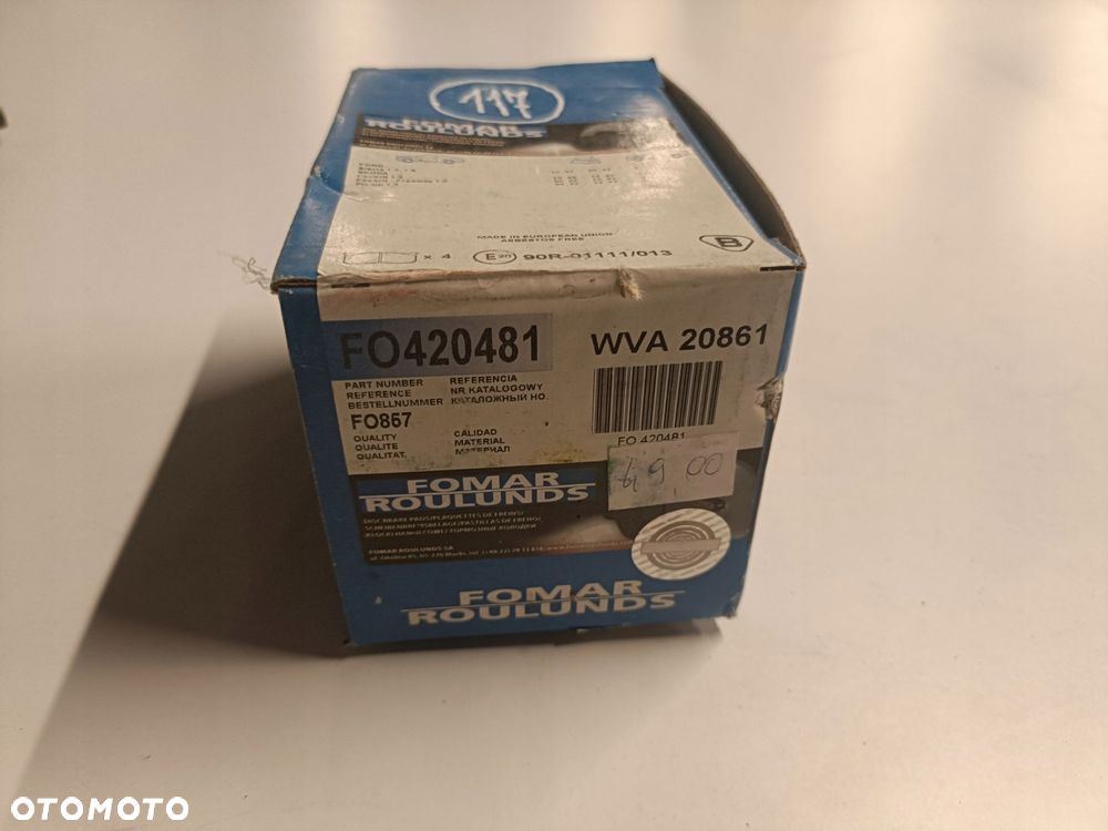 Skoda Favorit PRZEDNIE KLOCKI HAMULCOWE przód 420481 - 2