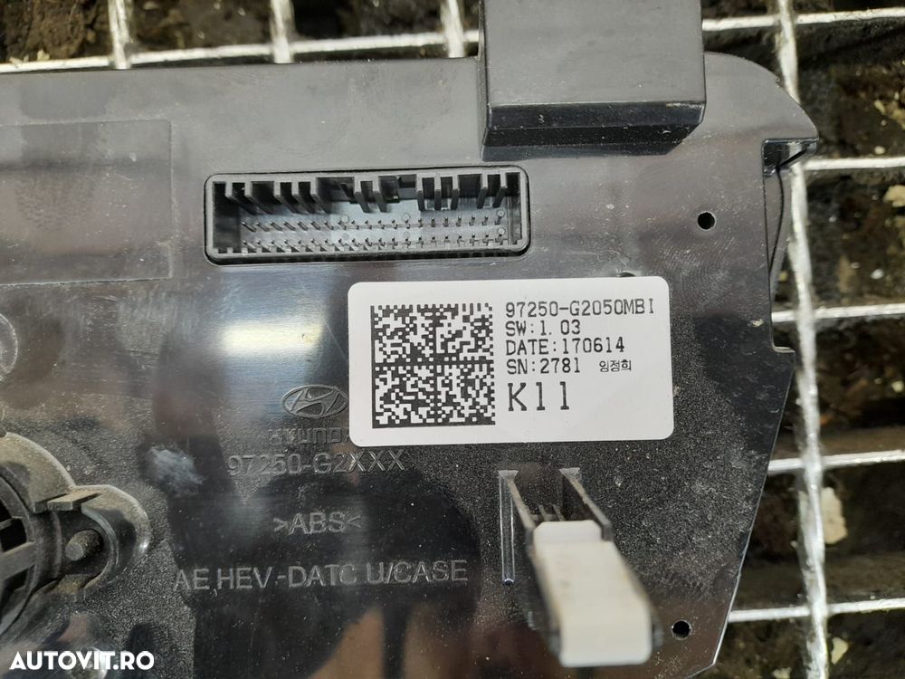 Panou clima ac 97250-g2050mbi Hyundai Ioniq AE [2016 - 2020] 1.6 GDI - 2