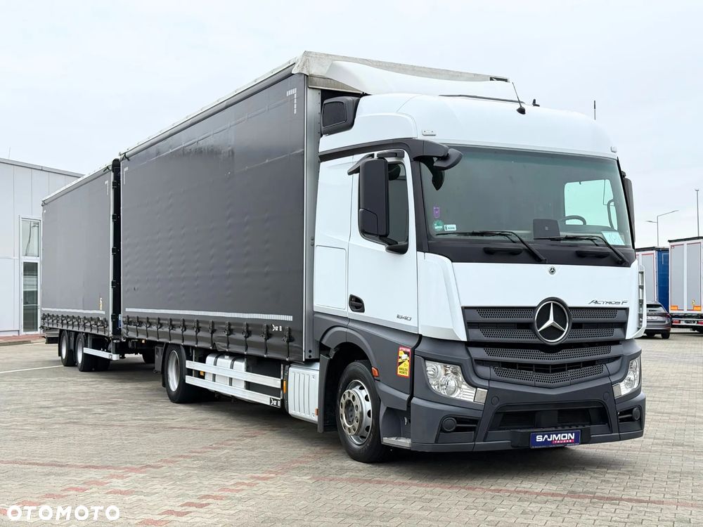 Mercedes-Benz ACTROS F 1840 / ZESTAW TANDEM 120 M3 / PRZEJAZDOWY /  7,75 M + 7,75 M / SALON PL - 3
