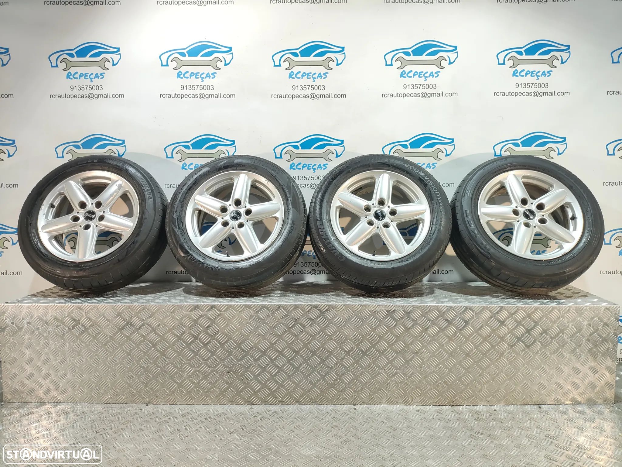 JANTES ORIGINAIS MINI COOPER R60 COUNTRYMAN 16 POLEGADAS 6,5J ET46 5X120 - 1