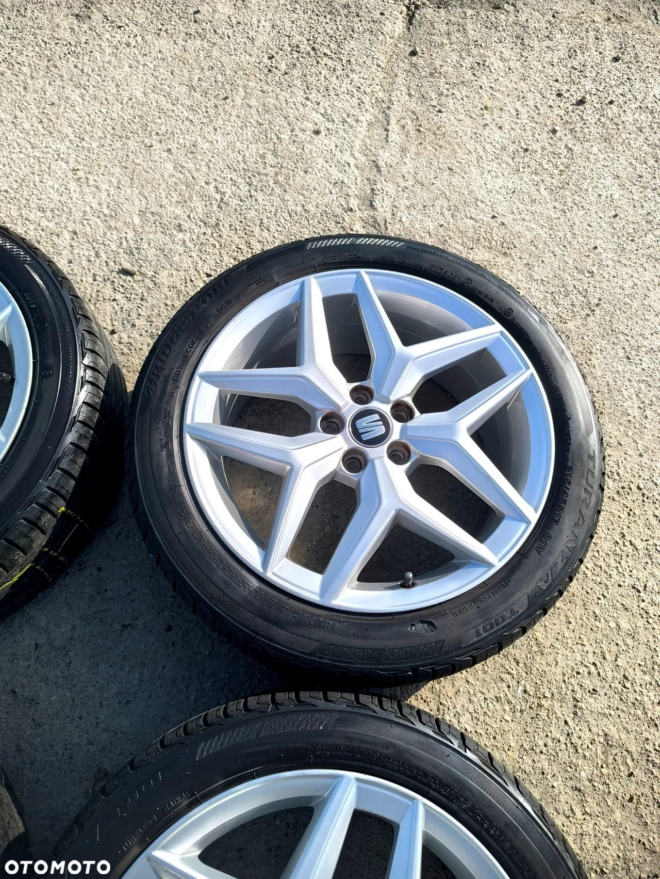 5x100 Alufelgi Felgi Aluminiowe 17 Koła Letnie Lato SEAT 6F0 6F IBIZA V 5 TOLEDO IV 4 SKODA FABIA IV 4 III 3 RAPID I II 2 VW POLO VI 6 V 5 POLO PLUS 6mm Legnica ALU-RAD 215/45 - 7