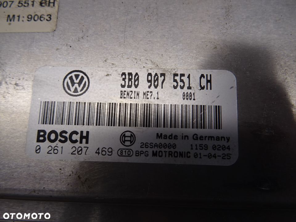 VW PASSAT B5 LIFT 2.8 KOMPUTER STEROWNIK SILNIKA 3B0907551CH - 2