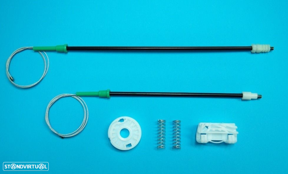 Kits clips reparação elevadores vidros Audi Bmw Seat Renault Peugeot Ford Citroen Fiat Skoda Vw NOVO - 6