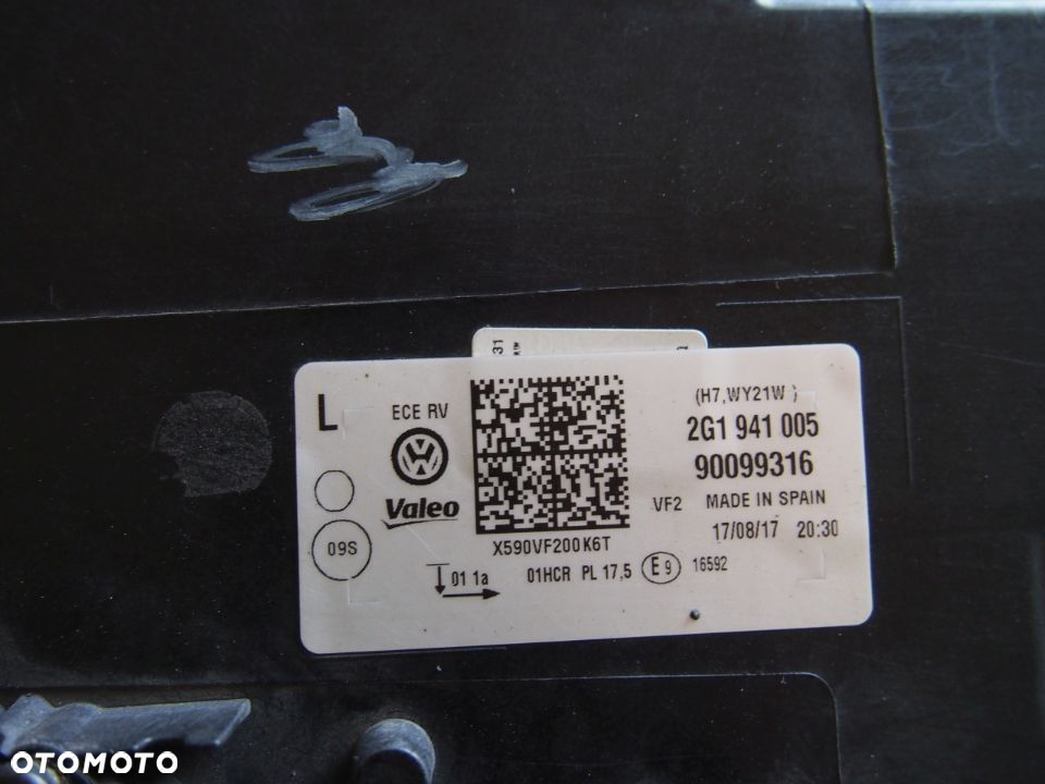 Image Volkswagen Polo Přední Světlo Levé Světlo VW 17r - 2G1941005
