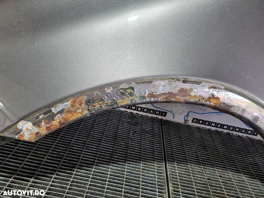 Aripa Stanga Fata Porsche Cayenne Facelift 2007 - 2010 4 Usi GRI LM7W (1060) RUGINITA - 5