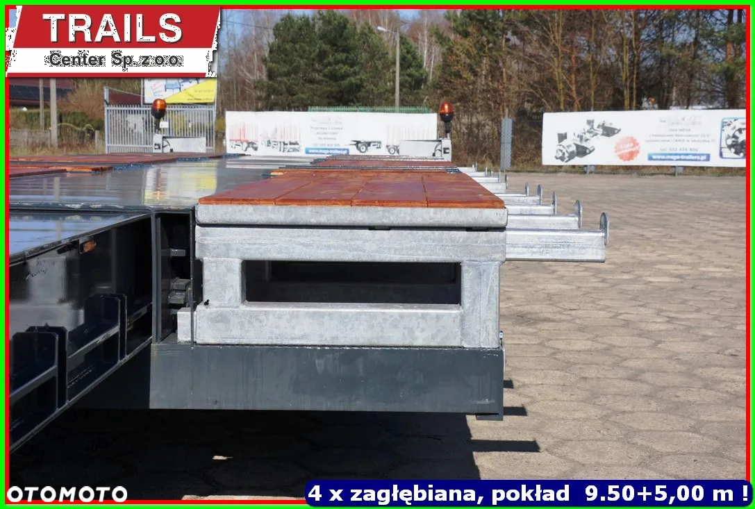 Inny Niskopodwoziowa ład. 43 T, rozciągana do 18,60 m, 4 x załębiana !!! - 32