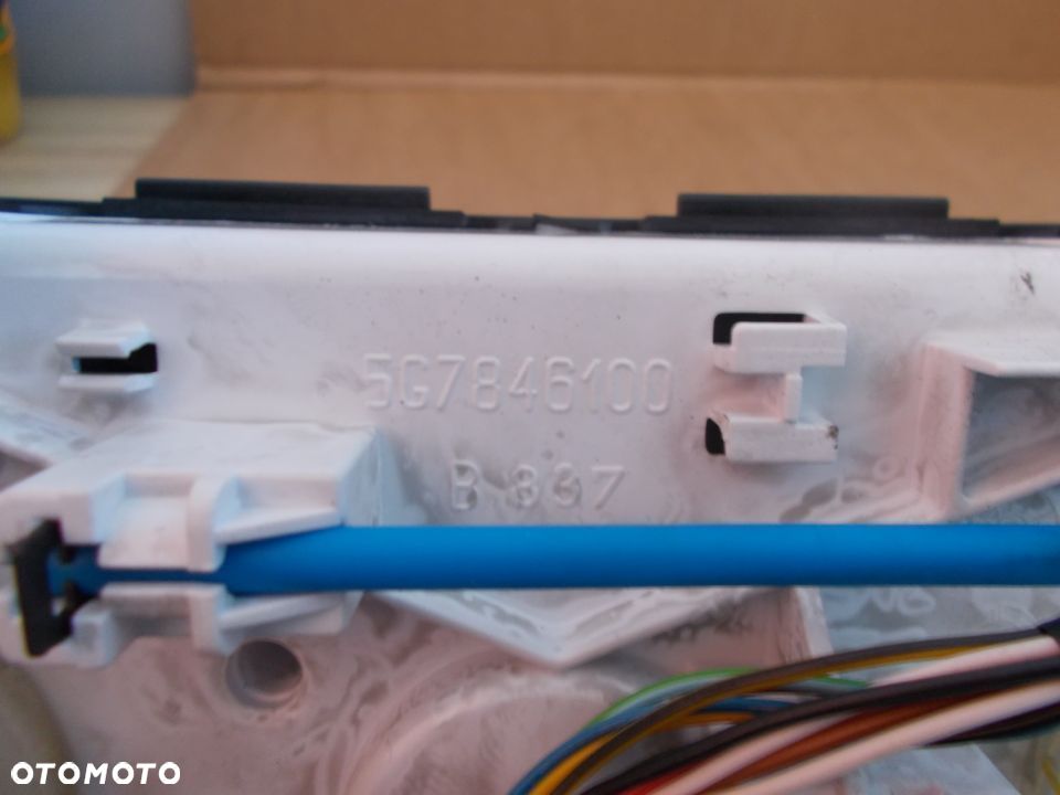 PANEL KLIMATYZACJI PANEL SZYB KIEROWCY WEJŚCIE USB FIAT BRAVO II 5G7846100 735451308 ORYGINAŁ - 10