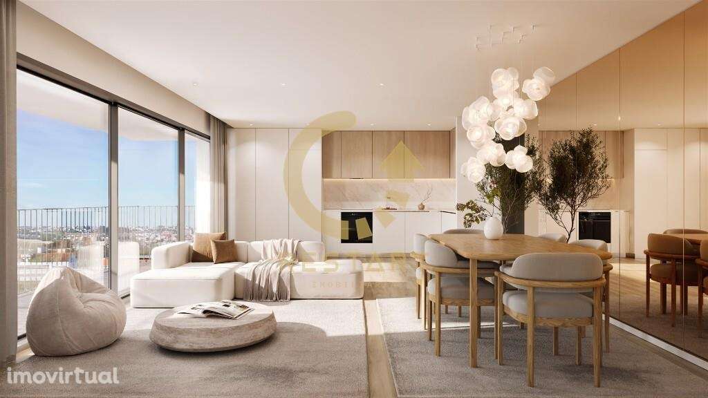 APT T1 no empreendimento "White Hills Santa Rita", com varanda, lugar - Grande imagem: 4/25