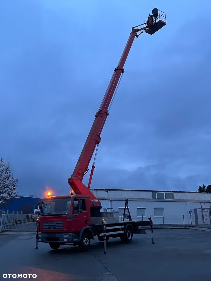 MAN Podnośnik Koszowy Zwyżka GSR Hydrauliczny ! 228TJ 22 Metry 17 w Bok Kosz 280 Kg jak Ruthmann Wumag Multitel - 18