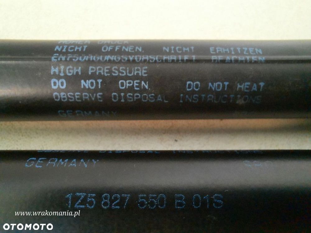 SKODA OCTAVIA II 2 04-08  SIŁOWNIK KLAPY TYŁ KPL 1Z5827550 - 3