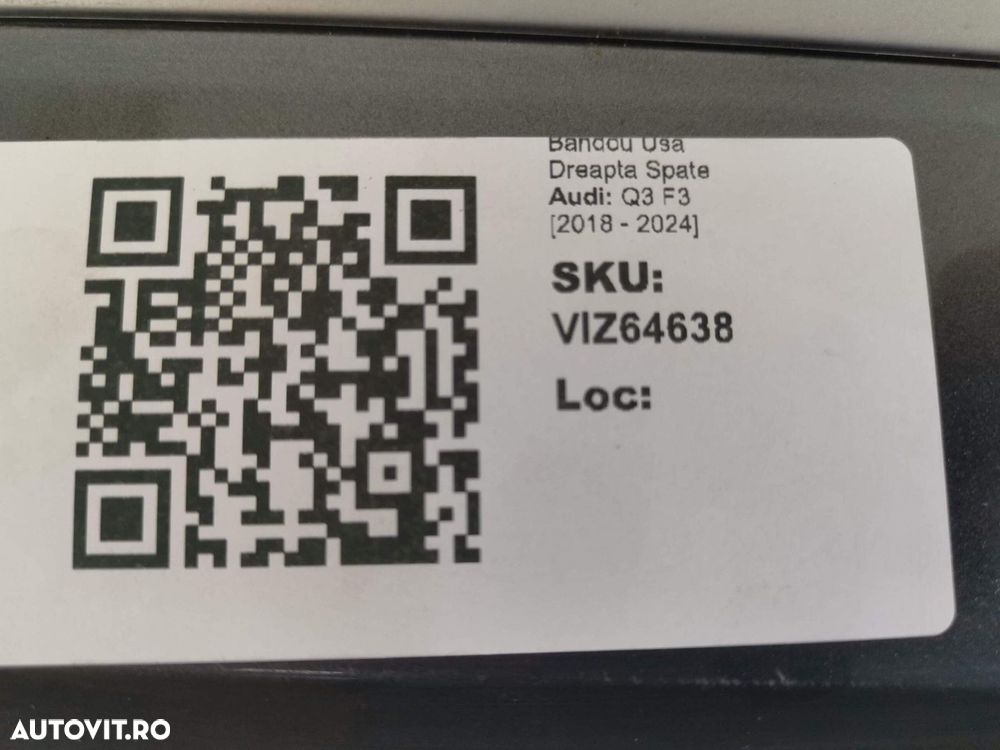 Bandou Usa Dreapta Spate Audi Q3 F3 2018 2019 2020 2021 2022 2023 2024 - 8