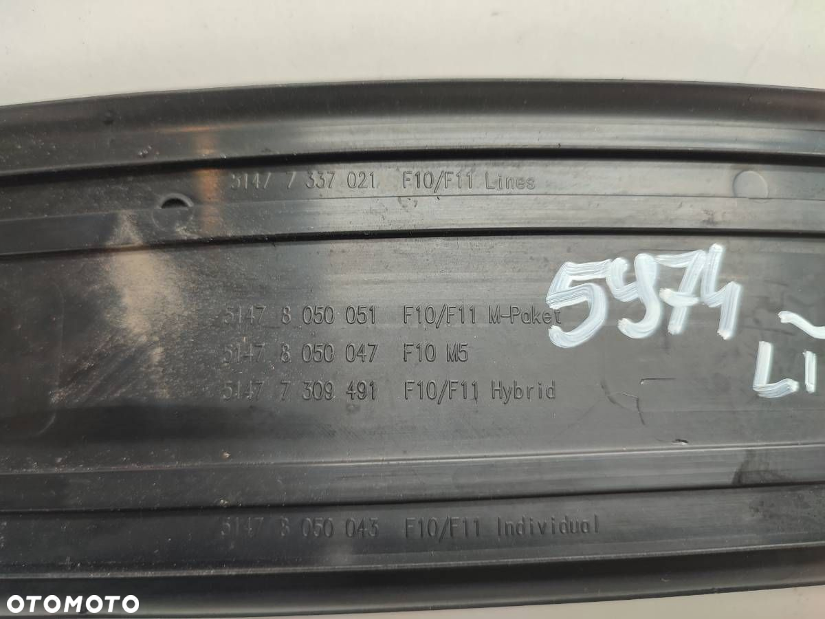LISTWA PROGOWA M PAKIET TYŁ TYLNA LEWA BMW 5 F10 F11 8050051 - 6