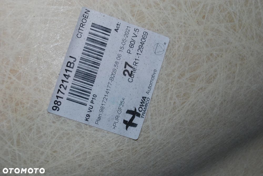Podsufitka Poduszka Pasażera CITROEN BERLINGO IV PEUGEOT PARTNER IV 18 r.- - 9