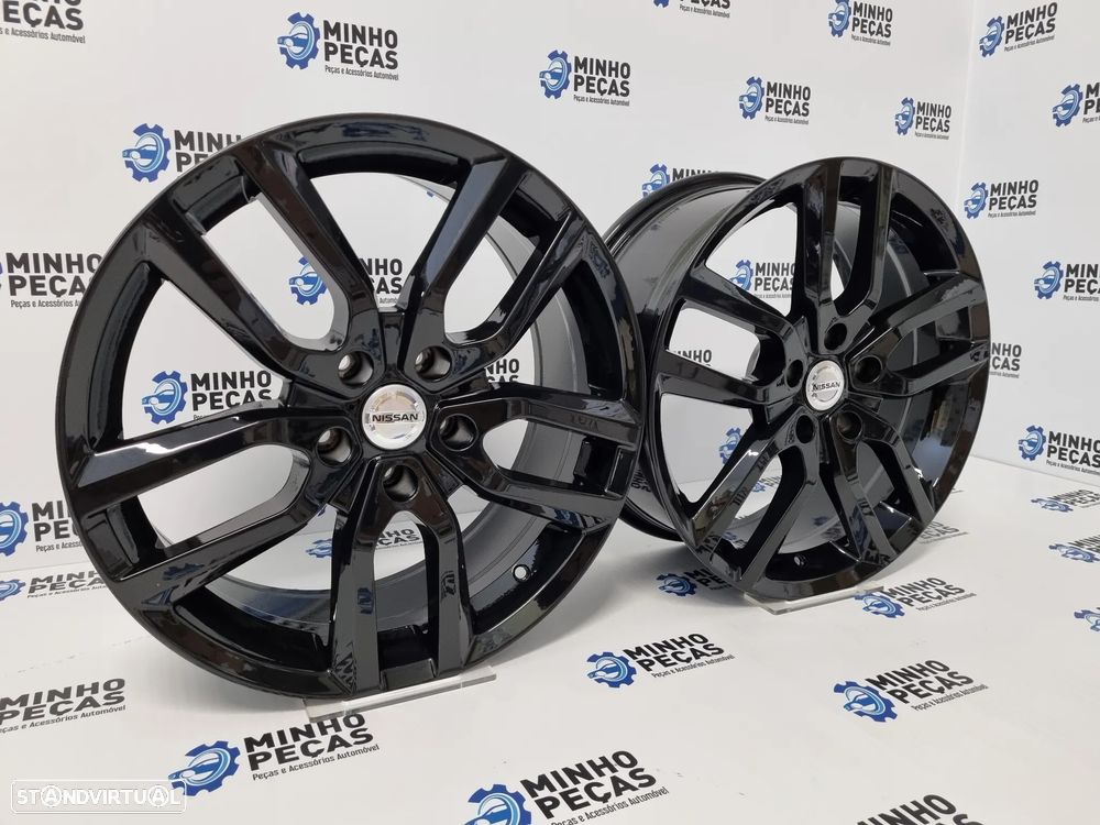 Jantes Nissan Qashqai em 18 Preto Brilho (5x114.3) - 3