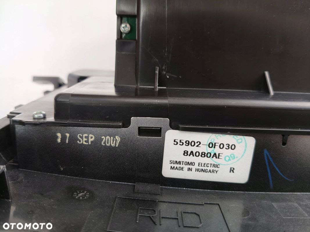 PANEL KLIMATYZACJI TOYOTA COROLLA VERSO 55900-0F060 - 6