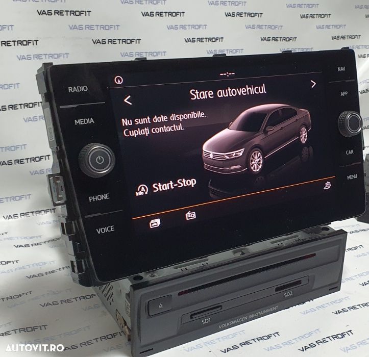 Navigatie Originala MIB 2 DISCOVER VW Passat B8 Tiguan Golf 7 Arteon - 8