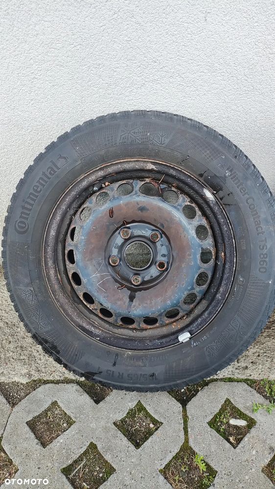 Komplet stalowych kół 195/65 R15 Continental zimowe – Golf 6 / Audi A3 - 2
