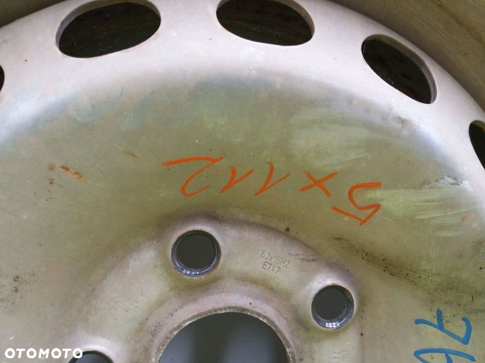 Felgi stalowe VW CADDY III 2004-2010 6 J 15 ET 47 5X112 - 4